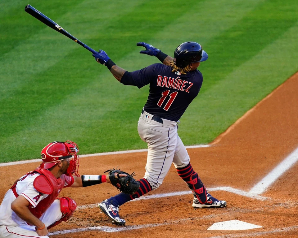 8x10 Photo JOSE RAMIREZ Cleveland Guardians Indians All-Star - Image 1 of 1