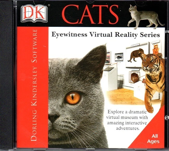 Eyewitness Virtual Reality: Cats CD-ROM for Windows - NEW in Jewel Case - Image 1 of 2