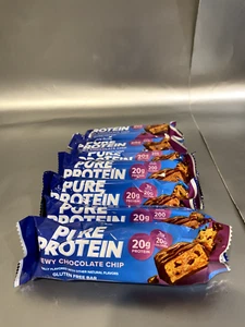 Pure Protein Bars Chewy Chocolate Chip (7 Ct.) 20 Grams each 12/2024 - Picture 1 of 2