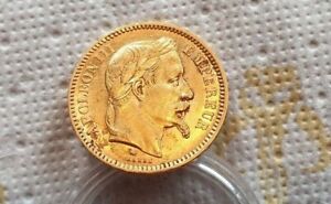 20 Francs Goldmünze Napoleon III 1866 900er Gold Anlagegold Sammelmünze
