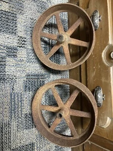9" Planet Jr? IHC IH planter attachment wheel 512169R1 steampunk lamp decor etc - Picture 1 of 9