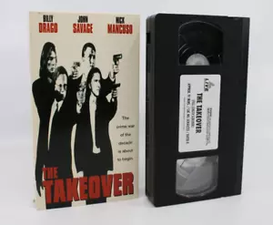 The Takeover VHS 1995 Screener Promo Crime Billy Drago John Savage Nick Mancuso - Picture 1 of 13