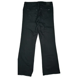 STREET ONE Emma Damen Stretch Jeans Bootcut Schlag Flare Hose 40 W31 L32 schwarz - Bild 1 von 5