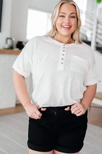 Hipster Henley Top - Picture 1 of 16