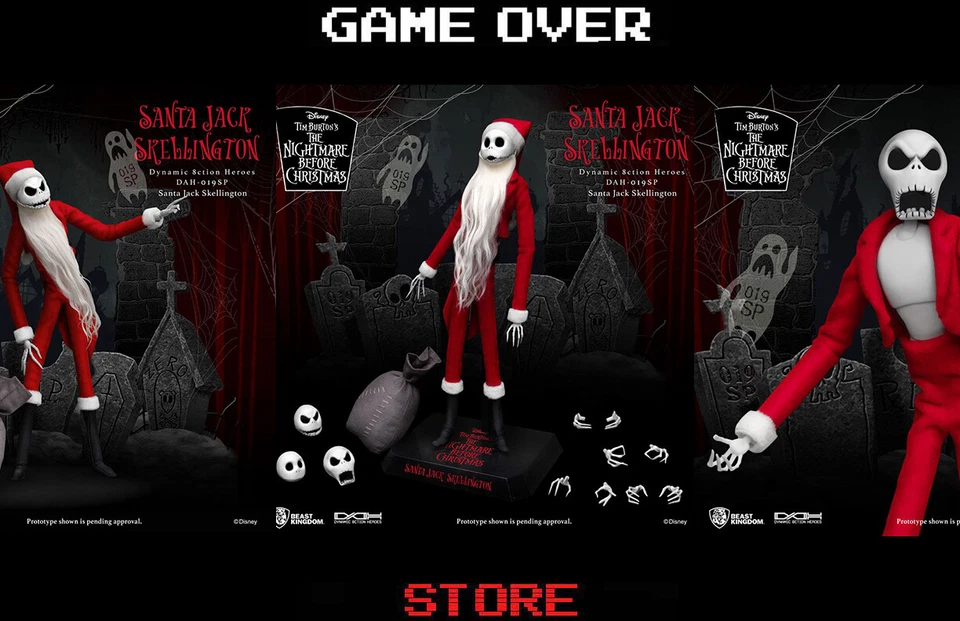 Beast Kingdom Dah-019sp The Nightmare Before Christmas Jack Skellington 8"