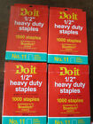 4 packs DoitBest 347574 1/2" Heavy Duty Staples, #11, Wide Power Crown, 1000 ct.