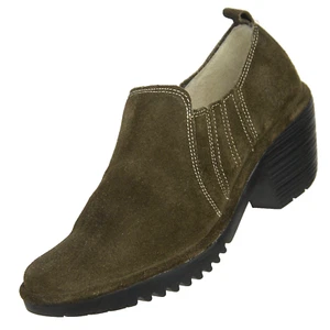 Fly London Damen Wate Bootie Heels Größe EUR 37 / US 6-6,5 M Braun Wildleder Leder - Bild 1 von 10