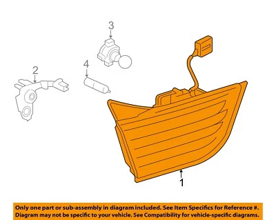 Lanterna traseira esquerda BMW OEM 14-16 428i xDrive 63217296101 - Imagem 1 de 2