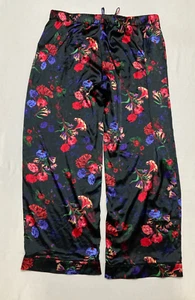 Pantalone Pigiama INC Only Sleep Nero Floreale - Foto 1 di 3
