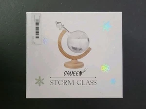 CAVEEN Tempesta Vetro Stazione Meteo Predittore Creativo Globo Cristallo Meteo NUOVO - Foto 1 di 7