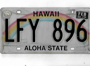 HAWAII Beifahrer 2022 Kennzeichen "LFY 896" ***MAUI*** - Bild 1 von 1