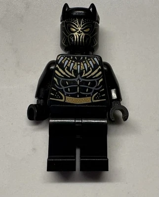 Minifigura Lego Erik Killmonger 76099 Golden Jaguar Black Panther Super Heroes Foto 1 de 4