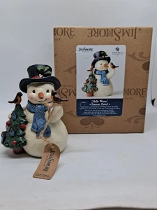 Jim Shore Heartwood Creek 2019 Hello Winter Snowman 6004289  - Picture 1 of 11