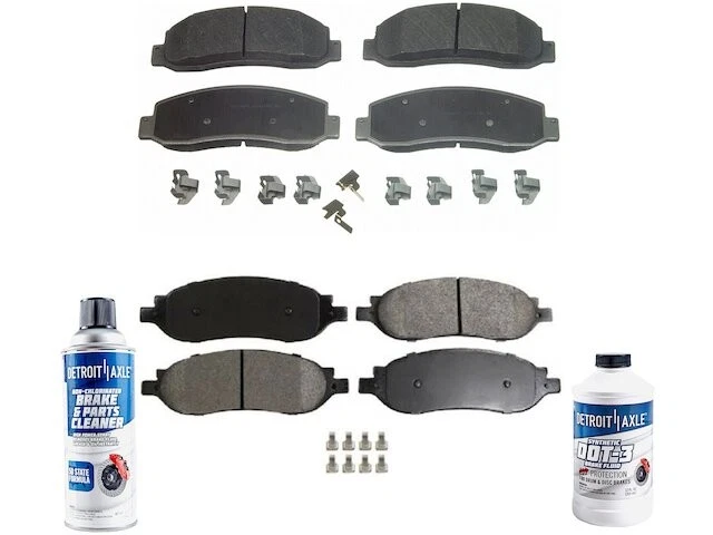 Juego de pastillas de freno Detroit Axle 82TM89K para Ford F250 Super Duty 2005-2007 Foto 1 de 1