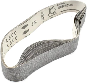 HPG600W 1-1/2 Zoll x 30 Zoll Aluminiumoxid Schleifband, 600er Körnung Premium Japan - Bild 1 von 12