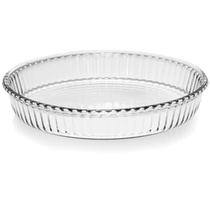 1.8 qt Round Clear Glass 10" Casserole Baking Dish, Oven Basics Bakeware - Picture 1 of 6