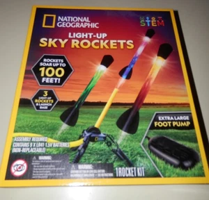 National Geographic Light Up Sky Rockets - STEM Learning Kit - Picture 1 of 2