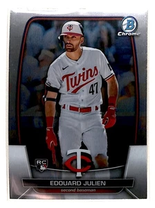 2023 Bowman Chrome Edouard Julien RC Minnesota Twins #1 - Picture 1 of 2