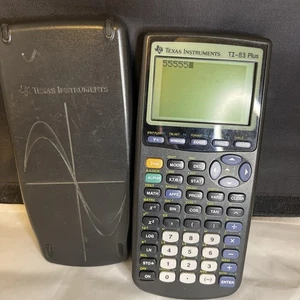Texas Instruments TI-83 Plus graphischer Taschenrechner mit Deckel getestet - Bild 1 von 3