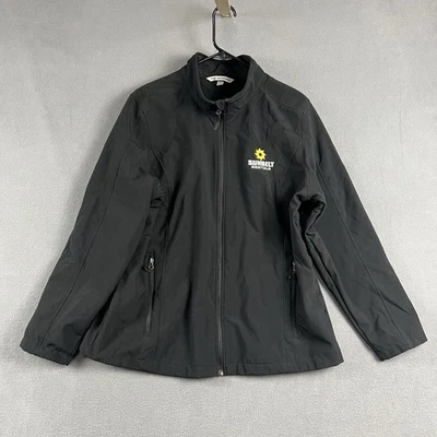 Chaqueta Sunbelt Rentals para mujer 2XL negra cremallera completa softshell ropa de trabajo para empleados Foto 1 de 4