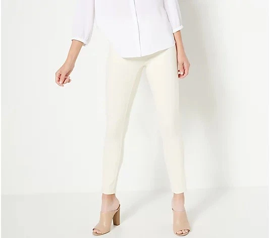 Women with Control Petite Tummy Control SMOOTH & SLEEK Leggings Fresh Cream 5X N - Image 1 of 1