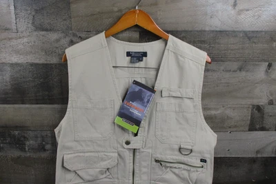 5.11 Tactical Vest Mens Medium Khaki Utility Multi-Pocket Concealed Carry 80001 - Image 1 of 4
