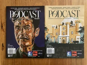 LOT 2x The Podcast Reader magazine Issue 01 and 02 Attwood Hitchens Knausgard - Picture 1 of 1