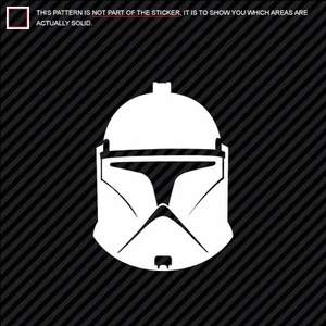 (2) Calcomanía de pegatina Clonetrooper vinilo troquelado el imperio - Imagen 1 de 1