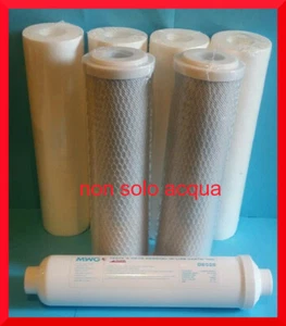Kit filtri osmosi inversa acqua potabile per purificatori depuratore ricambio - Picture 1 of 5