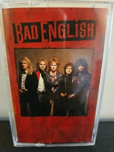 BAD ENGLISH Bad English 1989 CASSETTE TAPE JOHN WAITE NEAL SCHON HARD ROCK RARE - Picture 1 of 4
