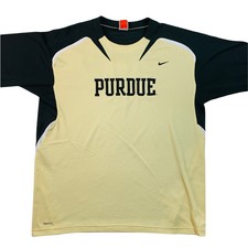 Nike Purdue University Boilermakers basketball shooting shirt 2000s y2k men's XL