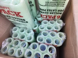 66 Linzer RC 139 Paint Roller Cover, 3/8 in Thick Nap, 9 in L, Polyester Cover - Picture 1 of 2