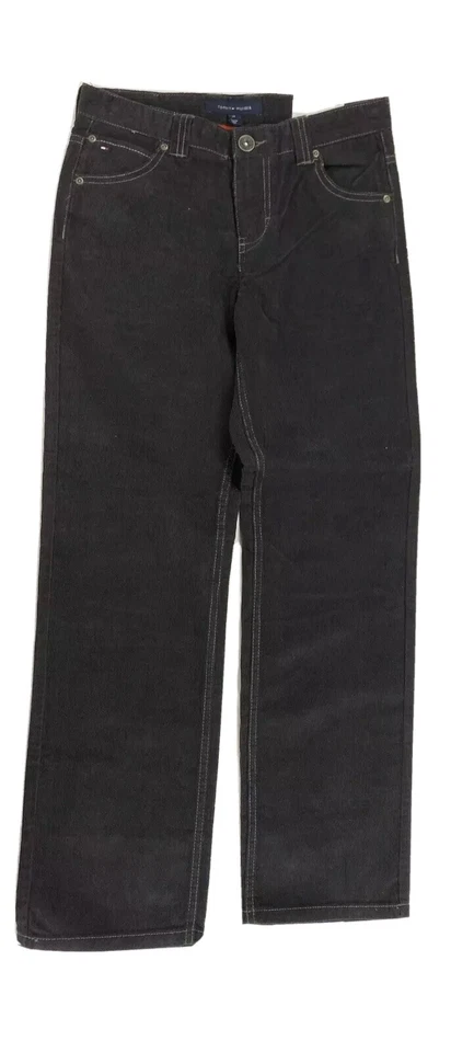 Tommy Hilfiger  boys size 14 Inseam 28 corduroy pants black New With Tags - Image 1 of 4