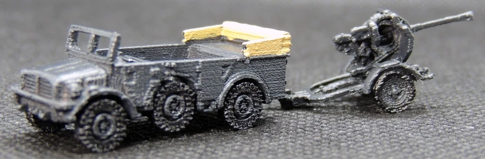 Horch 108+Flak38 painted 1/144, miniature, military - Image 1 of 1