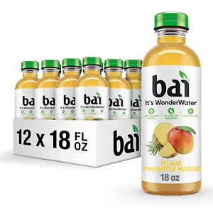 Bai Antioxidant Infused Water Beverage, Pilavo Pineapple Mango, with Vitamin C a - Picture 1 of 12