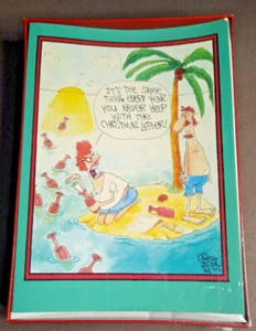 Paper Magic Humorous Christmas Cards sealed box 18 cards & envelopes - Picture 1 of 4