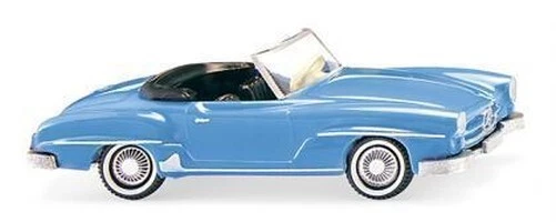 Wiking 025002 - 1/87 MB 190 SL Cabrio - Azzurro Chiaro - Nuovo - Immagine 1 di 1