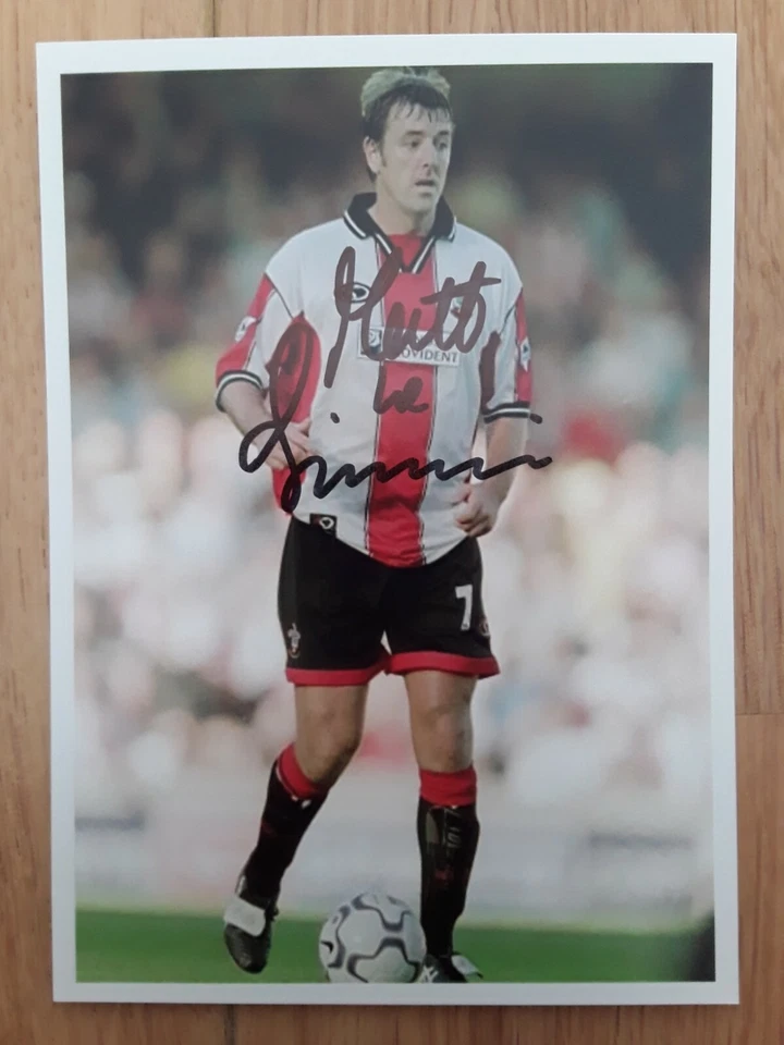 Matt Le Tissier Southampton Genuine  Hand Signed 7x5 bordered photo Autograph - Image 1 of 1
