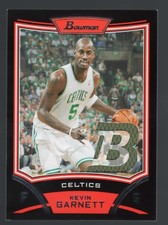 2008-09 BOWMAN DRAFT PICKS & STARS RELIC BR-KG KEVIN GARNETT *LOOKS EXC-NRMT*