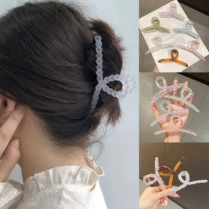 Large Hair Clamp Claw Clips Women Lady Casual Big Barrette Crab HairAccessories♡ - Picture 1 of 25