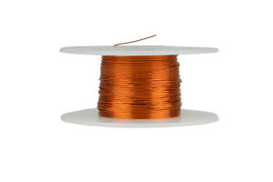 15 Awg Calibre esmaltado de cobre Imán Alambre 1.0 Lb 100' longitud 0.0583 " 155c Rojo 