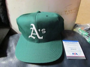 Dennis Eckersley signed baseball Hat PSA Certified - Picture 1 of 6