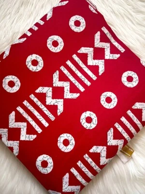 African Polycotton Wax Print Fabric Ankara For Sewing & Crafting 6 Yards