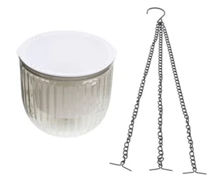 Milisten Hanging Plant Pot Pink Disco Ball Lady Planter - Bild 1 von 6