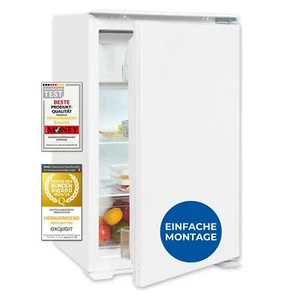 Exquisit Einbaukühlschrank mit Gefrierfach, 118 L, 88cm, EKS5131-4-E-040D weiss - Bild 1 von 9