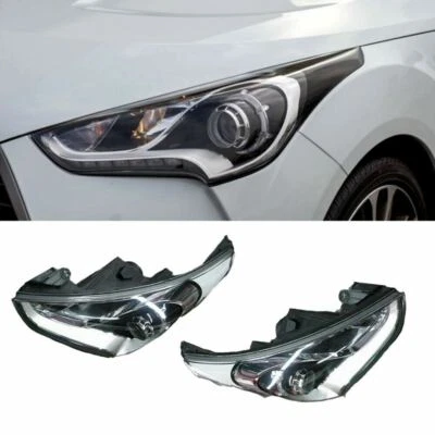 Piezas OEM Proyección LED Faros Luces LH, RH 2 piezas para HYUNDAI VELOSTER 12-14 Foto 1 de 3