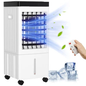Portable 10L Evaporative Air Conditioner 3-IN-1 Cooler w/ Remote Fan&Humidifier - Picture 1 of 13