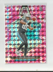 2024 Panini Mosaic JA'TAVION SANDERS Camo Pink Mosaic - Picture 1 of 1