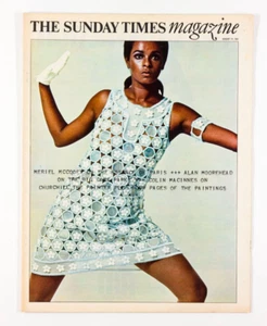 Naomi Sims PARIS Winston Churchill COLIN MacINNES Africa ~ Sunday Times Magazine - Picture 1 of 8