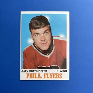1970-71 Topps #85 Gary Dornhoefer Philadelphia Flyers VTG Card +/- NR-MINT NRMT - Picture 1 of 4